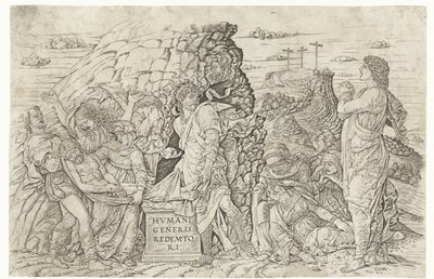 İsa'nın cenazesi by Andrea Mantegna