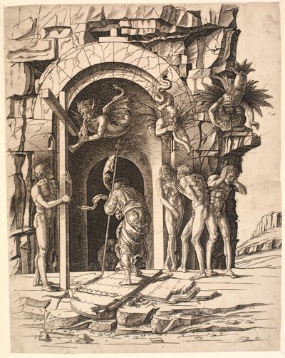 İsa ölüler diyarında by Andrea Mantegna