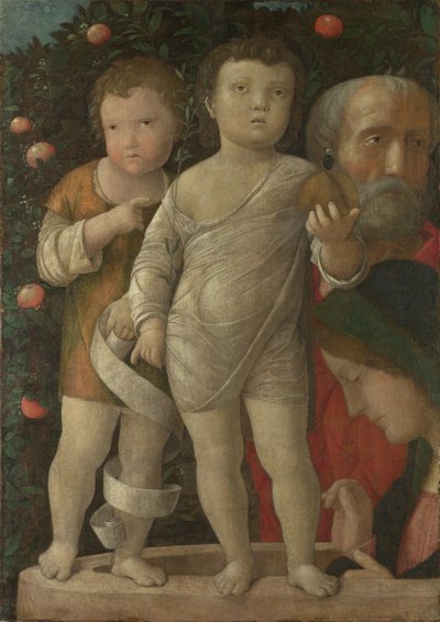 Aziz John ile Kutsal Aile, c. 1500 by Andrea Mantegna