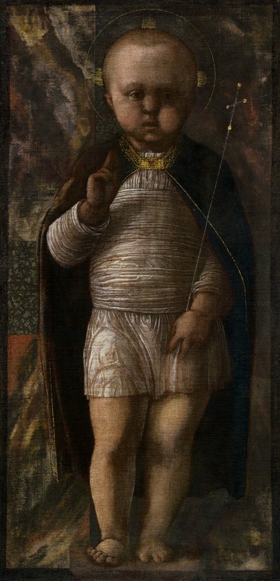 Bebek Kurtarıcı, c.1460 (tuval üzerine öfke) by Andrea Mantegna