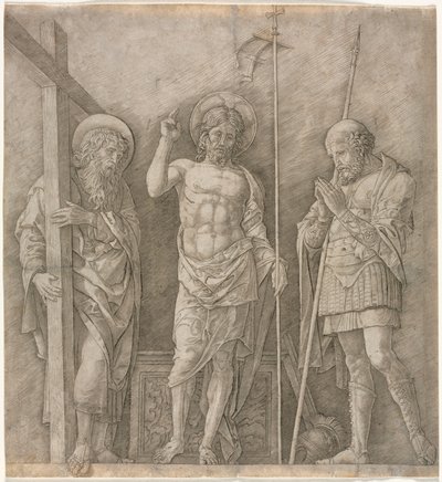 Aziz Andrew ve Longinus arasındaki Yükselen Mesih, 1470