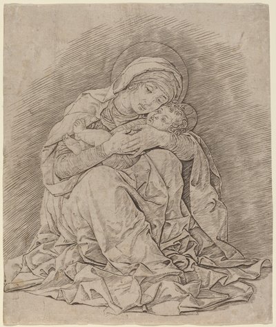 Bakire ve Çocuk by Andrea Mantegna