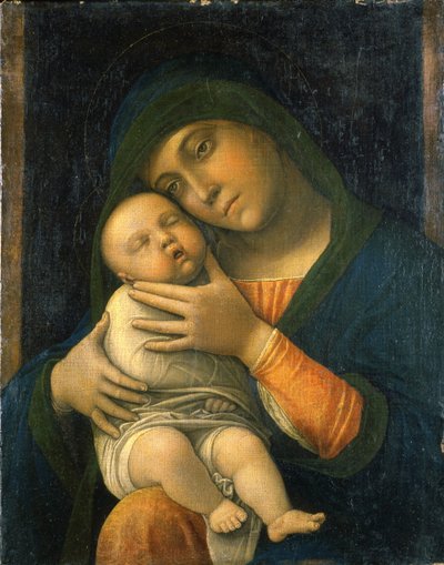 Bakire ve Çocuk by Andrea Mantegna