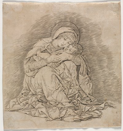 Bakire ve Çocuk, 1485-1491. by Andrea Mantegna