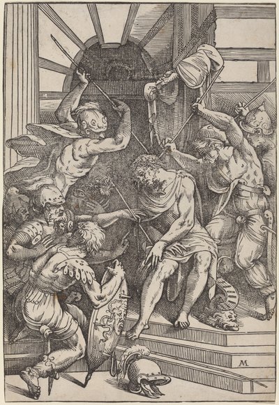 Dikenlerle Taçlandırılan İsa by Andrea Meldolla, called Schiavone, after Titian