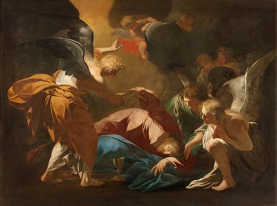 Milano, San Francesco da Paola Kilisesi, Andrea Pozzo, Melekler Gethsemane Bahçesinde İsa