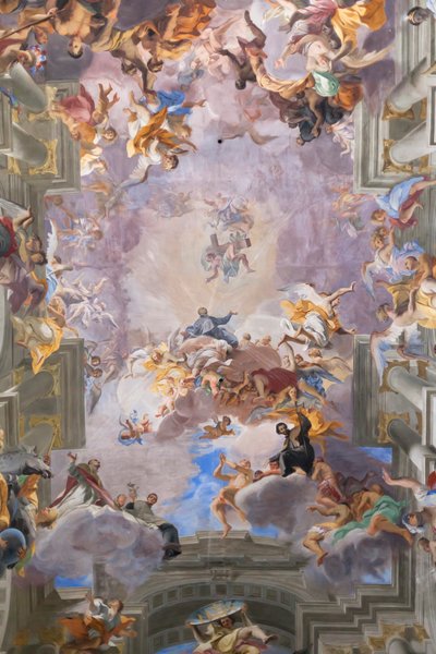 Sant' Ignazio di Loyola Kilisesi, Roma, İtalya by Andrea Pozzo