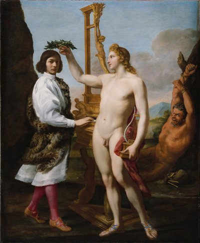 Marcantonio Pasqualini, Apollon Tarafından Taçlandı by Andrea Sacchi