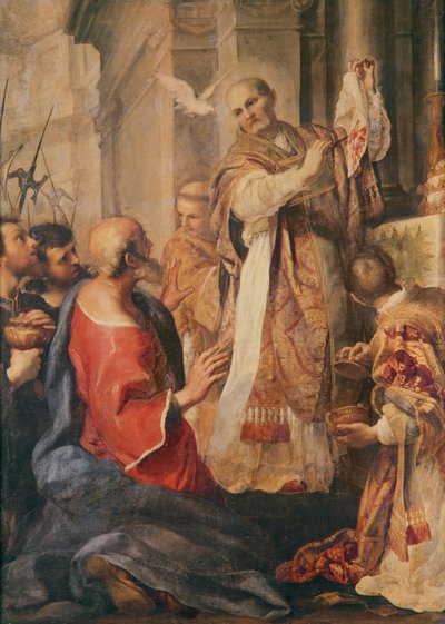 Aziz Gregory the Great (c.540-604) by Andrea Sacchi