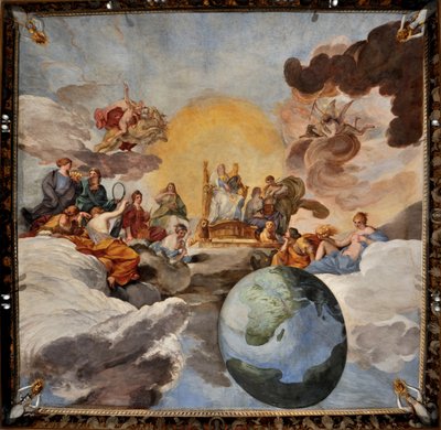 İlahi Bilgeliğin Zaferi, 1629-1631. by Andrea Sacchi