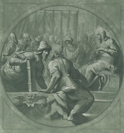 İsa, doktorları şaşırtıyor, 1750-70. by Andrea Scacciati