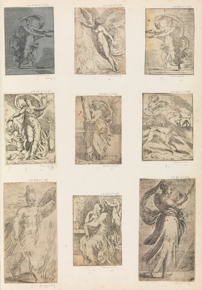 Mars ve diğer mitolojik figürler, M.Ö. 1536-38 . by Andrea Schiavone