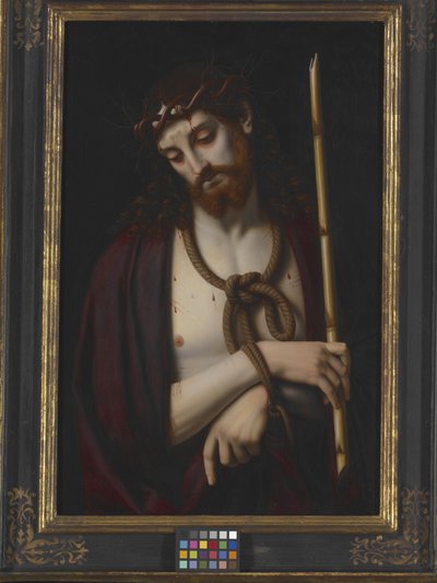 Ecce Homo (ahşap üzerine yağlı boya) by Andrea Solario