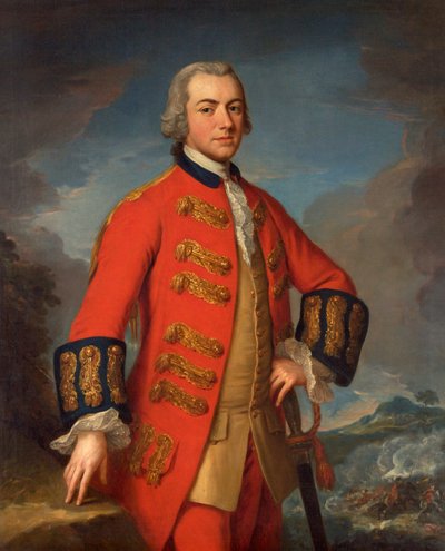 General Sir Henry Clinton, c.1760-c.70 (tuval üzerine yağlıboya) by Andrea Soldi