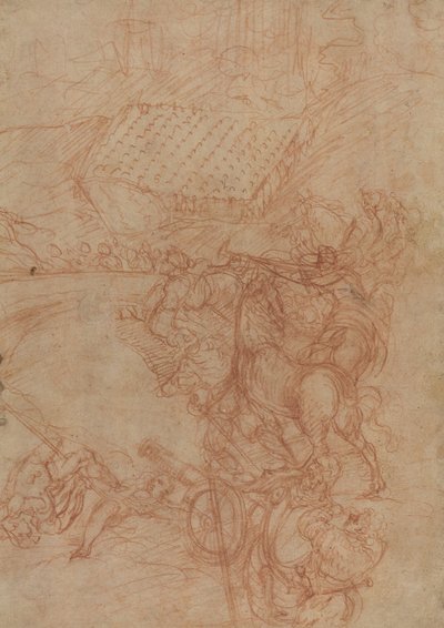 Spoleto Savaşı by Andrea Vicentino after Titian