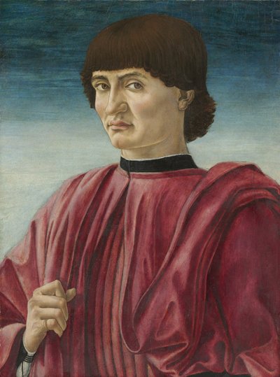 Bir adamın portresi, c.1450 (panelde öfke) by Andrea del Castagno