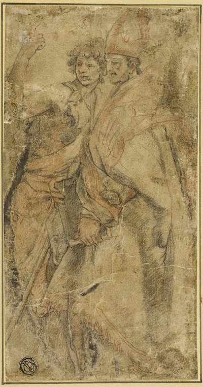 Vaftizci Yahya ve San Bernardo degli Uberti by Andrea del Sarto