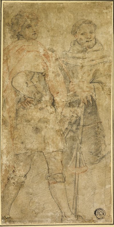 Aziz Michael ve San Giovanni Gualberto by Andrea del Sarto