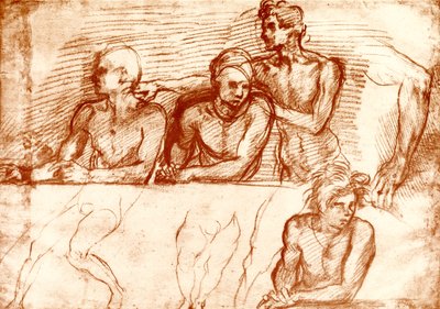 Son Akşam Yemeği için Çalışmalar by Andrea del Sarto