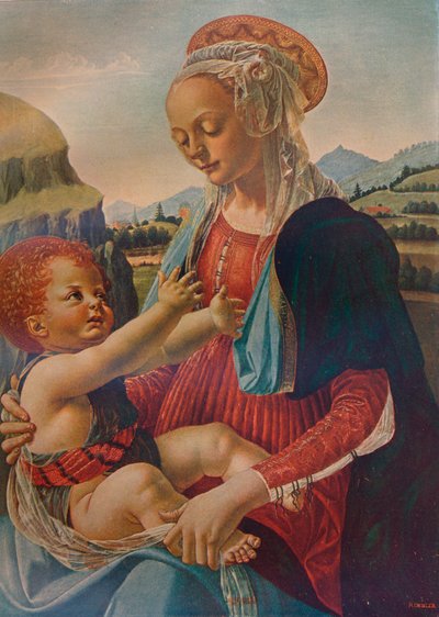 Bakire ve Çocuk, c1470, 1911 by Andrea del Verrocchio
