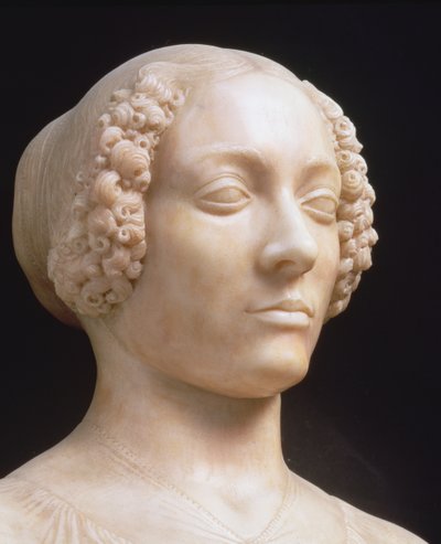 Buketli Kadın, c.1475-80 mermer detay 434102 by Andrea del Verrocchio
