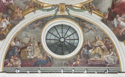 Aziz Ambrose ve Aziz Gregory the Great, 1792-95 by Andrea the Elder Appiani