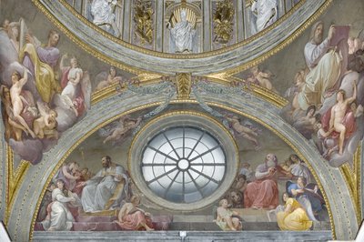 Aziz Augustine ve Aziz Jerome, 1792-95 by Andrea the Elder Appiani