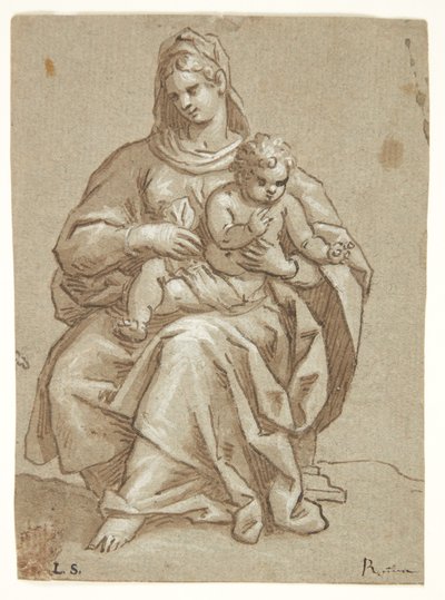 Maria ve çocuk by Andreas Bodan II