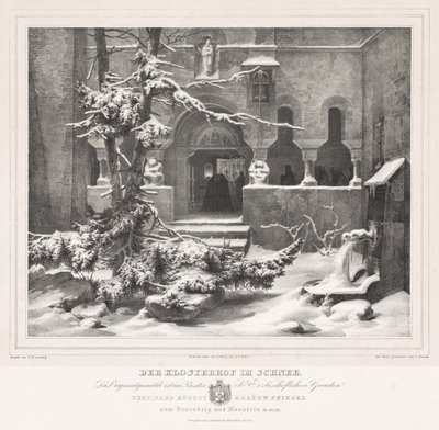 Karlı Kilise Bahçesi, c. 1835. by Andreas Borum