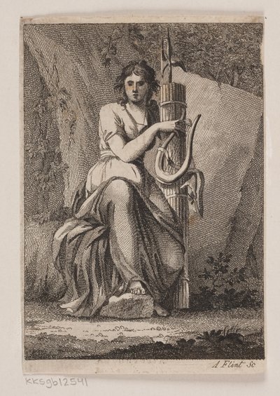 Lir ve fasces olan bir kadın by Andreas Flint