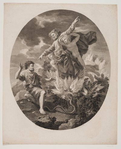 yanan çalı ile Musa by Andreas Flint