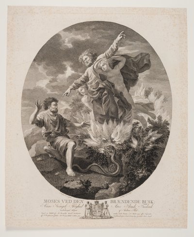 yanan çalı ile Musa by Andreas Flint