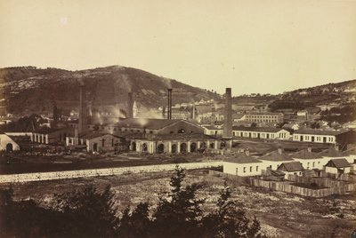Reschitza'daki demir işleri, c. 1860. by Andreas Groll