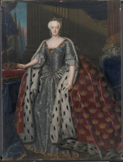 Sophie Magdalene, Christian VI Kraliçesi by Andreas Møller