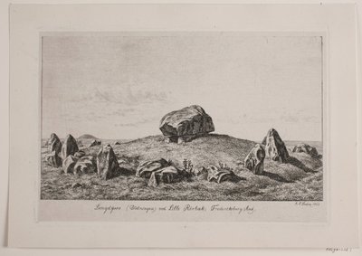 Lille Rørbæk tarafından Langdysse by Andreas Peter Madsen