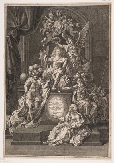 Christian Gyldenløve ile alegorik düzenleme by Andreas Reinhardt