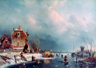 Donmuş Nehir, 1787-1870 by Andreas Schelfhout
