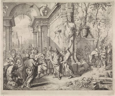 Mesih iki kör insanı iyileştirir by Andreas van der Myn (possibly)