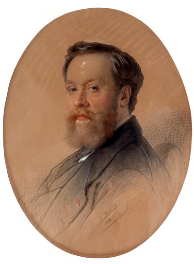 Asaletin mareşalinin portresi V.Y. Tülinov, 1868. by Andrei Belloli