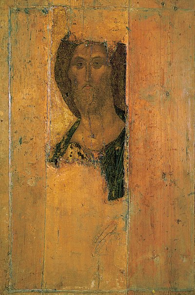 Salvator Mundi Dünyanın Kurtarıcısı, c1410. by Andrei Rublev