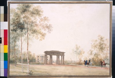 Andrei Yefimovich Martynov (1768-1826), kağıt üzerine guaj boya, 1821
