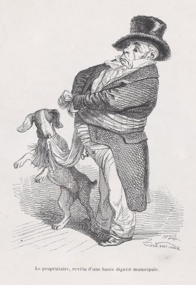 Hayvanların Özel ve Kamusal Yaşamından Sahneler Sahibi, yak. 1837-47. by Andrew Best Leloir