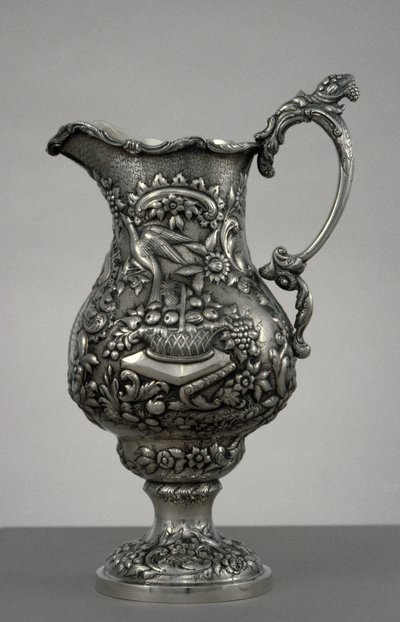 Sürahi, c. 1853 (gümüş) by Andrew Ellicott Warner