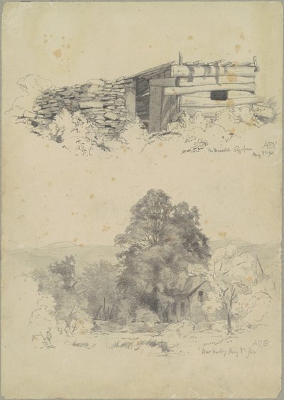Terkedilmiş Pigpen; ve Batı Hurley by Andrew Fisher Bunner