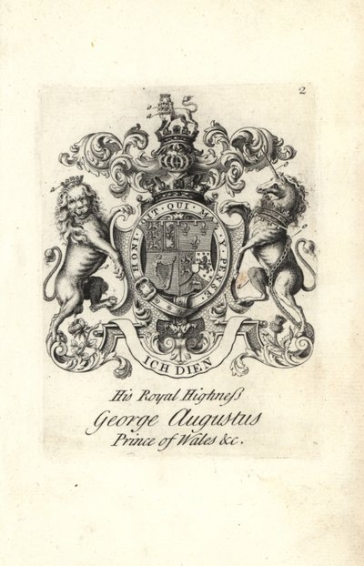 Ekselansları George Augustus, Galler Prensi, daha sonra İngiltere Kralı II. George
