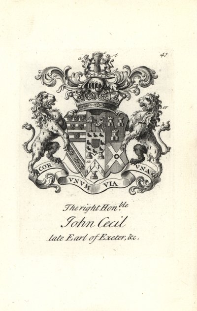 Sağ onurlu John Cecil, Exeter