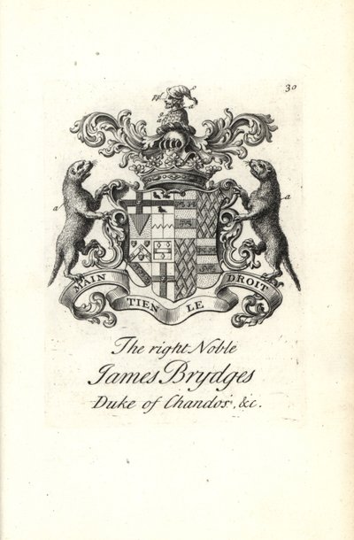 Sağ soylu James Brydges, Chandos Dükü