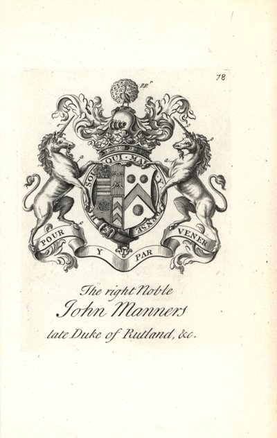 Sağ asil John Manners, 2. Rutland Dükü
