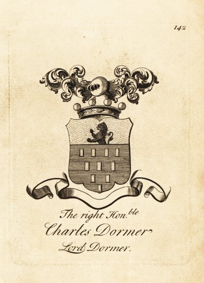 Çok Sayın Charles Dormer, Lord Dormer, 5 Baron Dormer arması by Andrew Johnston