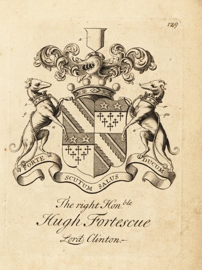 Sağ Saygıdeğer Hugh Fortescue arması by Andrew Johnston